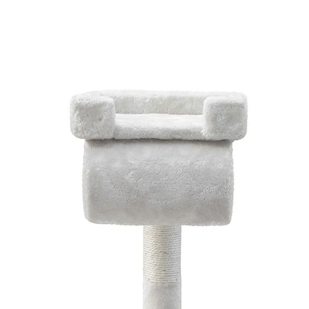 158cm Cat Tree | Scratching Post | Multi-Level Cat Tower | Beige