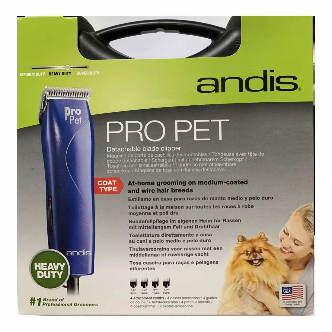 Andis MBG-2 Pro Pet Semi-Pro Detachable Blade Clipper