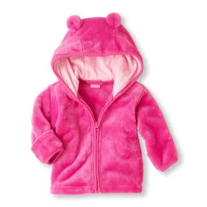Baby Solid Long Sleeve Hooded Winter Coats Baby Clothing Wholesale Distributors
