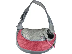 CARRYBAG SARAH CRAZY PAWS NYLON S - 25x15,5x43cm bordeaux