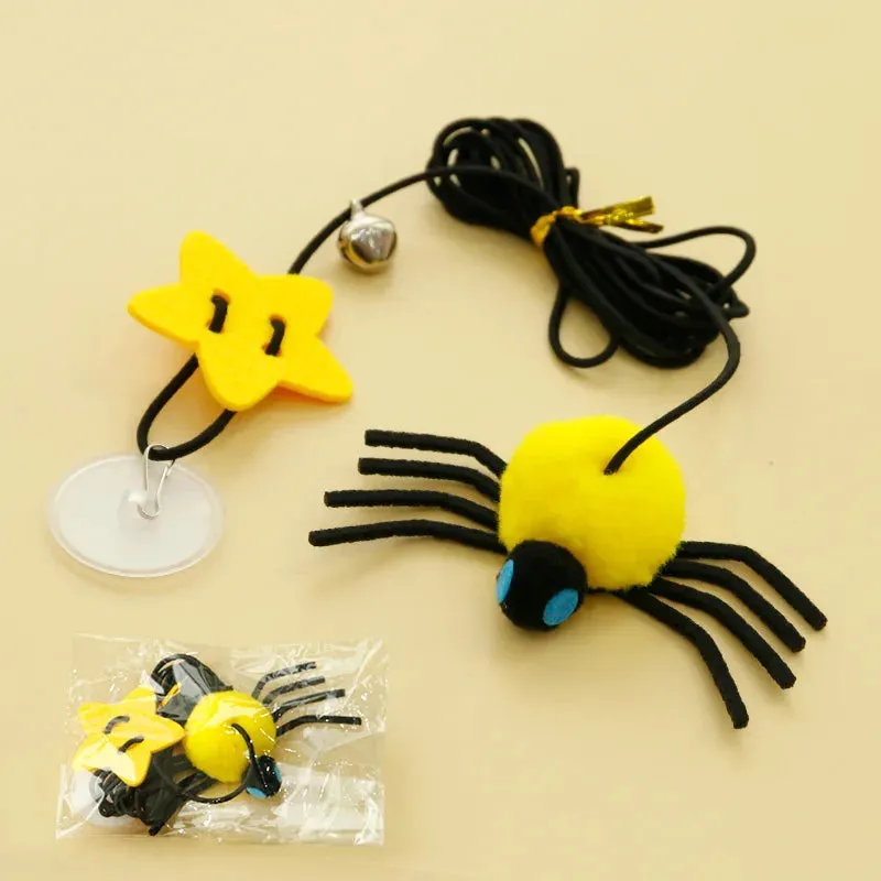 Cat Hanging Toy with Bell & Feather Swing