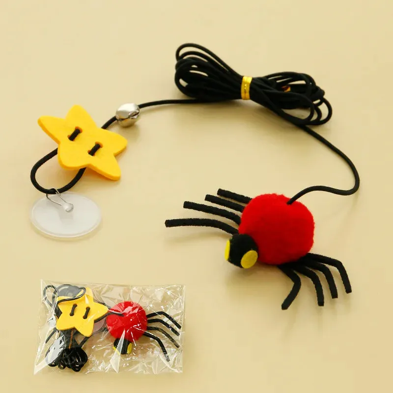 Cat Hanging Toy with Bell & Feather Swing