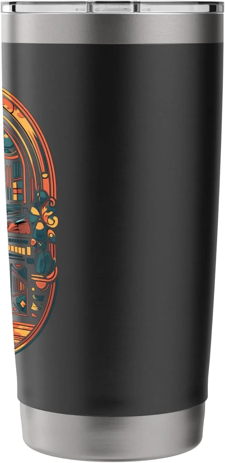 Cat Pianist Piano Player Kitten Music Musician Cats Lover Stainless Steel Insulated Tumbler