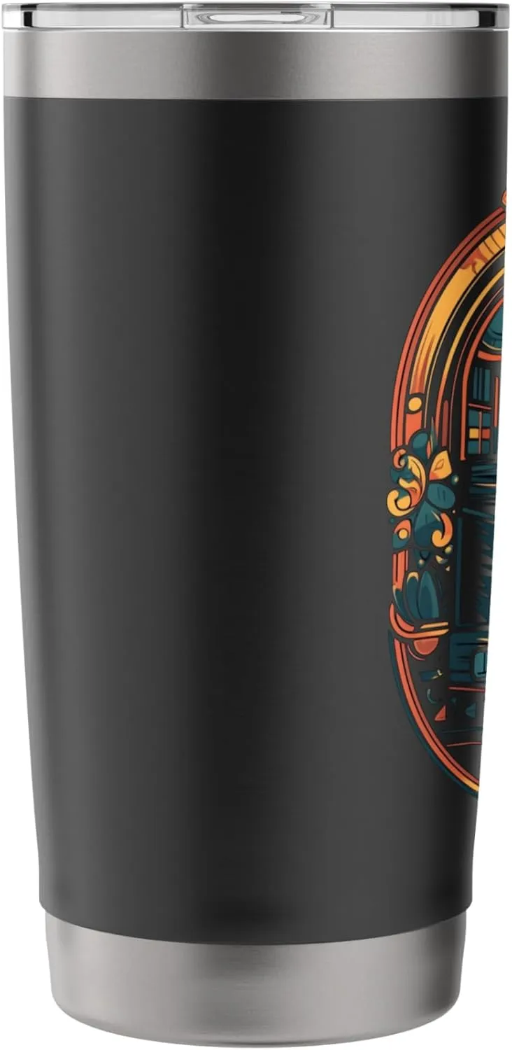 Cat Pianist Piano Player Kitten Music Musician Cats Lover Stainless Steel Insulated Tumbler