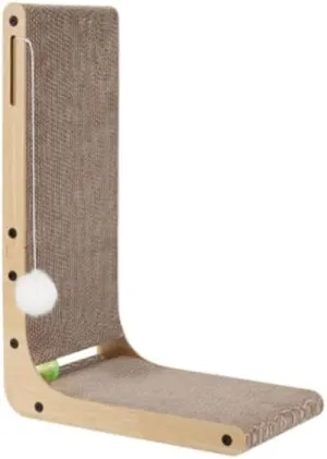 Cat Scratching Boards L-Shaped cat Scratch Board Vertical wear-Resistant Non-Dandruff cat Litter Integrated Scratch-Resistant cat Claw Board cat Toy Cat Scratching Pads Cat