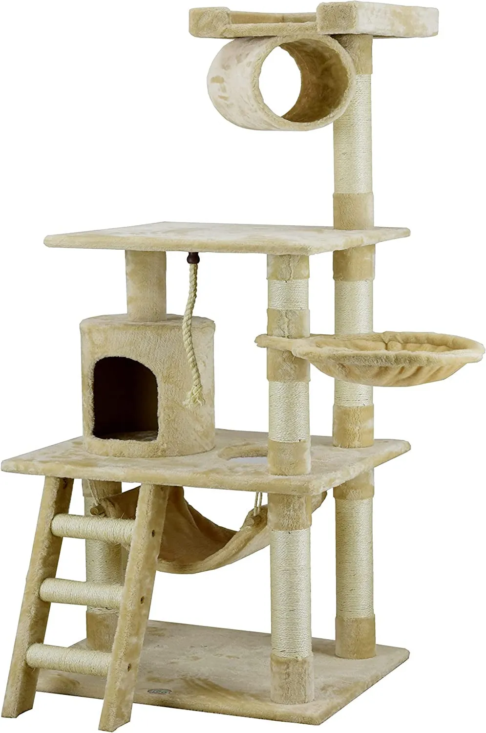Classic Cat Tree - Meet Furry Paradise! 🐾🏰