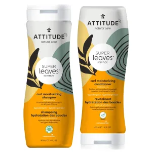 Curl Moisturizing Shampoo and Conditioner Duo : SUPER LEAVES™
