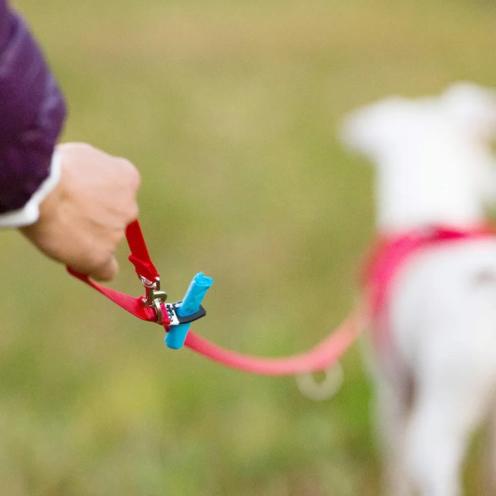 Curli Adjustable Nylon Dog Leash - Black - Medium