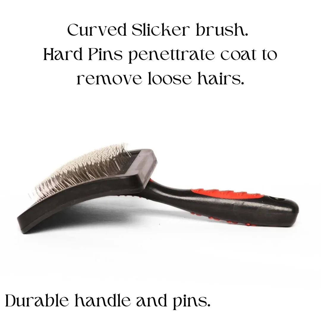 Curved Slicker Pins Brush for Dogs and Cats