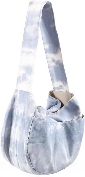 Dog and Cat Sling Carrier, Hands Reversible Pet Papoose Bag Soft Pouch and Tote Design Suitable for Puppy Small Dogs and Cats for Outdoor Travel