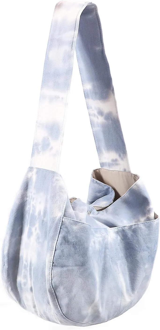 Dog and Cat Sling Carrier, Hands Reversible Pet Papoose Bag Soft Pouch and Tote Design Suitable for Puppy Small Dogs and Cats for Outdoor Travel