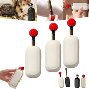 Enjoy Sticky Roller,Reusable Lint Roller,Mini Portable Scalable Adhesion Roller,Dustproo Washable Roller Ball,Cover Pet Hair Lint Roller,Reusable Compact Roller Lint Brush for Pocket Travel Essentials