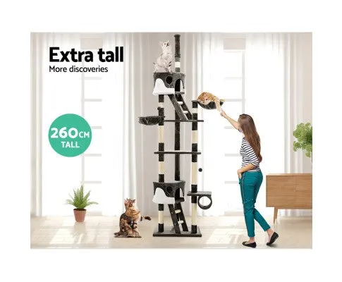 Extra Tall 260cm Multi Level Cat Scratching Post