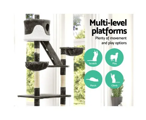 Extra Tall 260cm Multi Level Cat Scratching Post