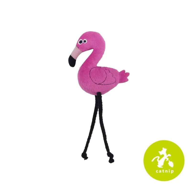 Flingin' Flamingo Catnip & Silvervine Cat Toy