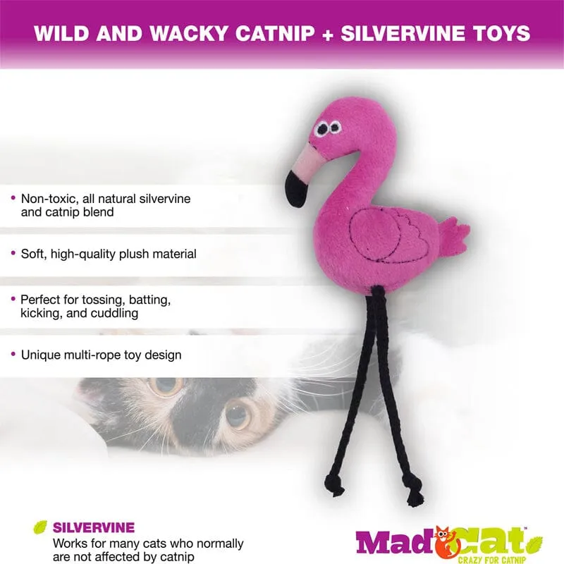 Flingin' Flamingo Catnip & Silvervine Cat Toy