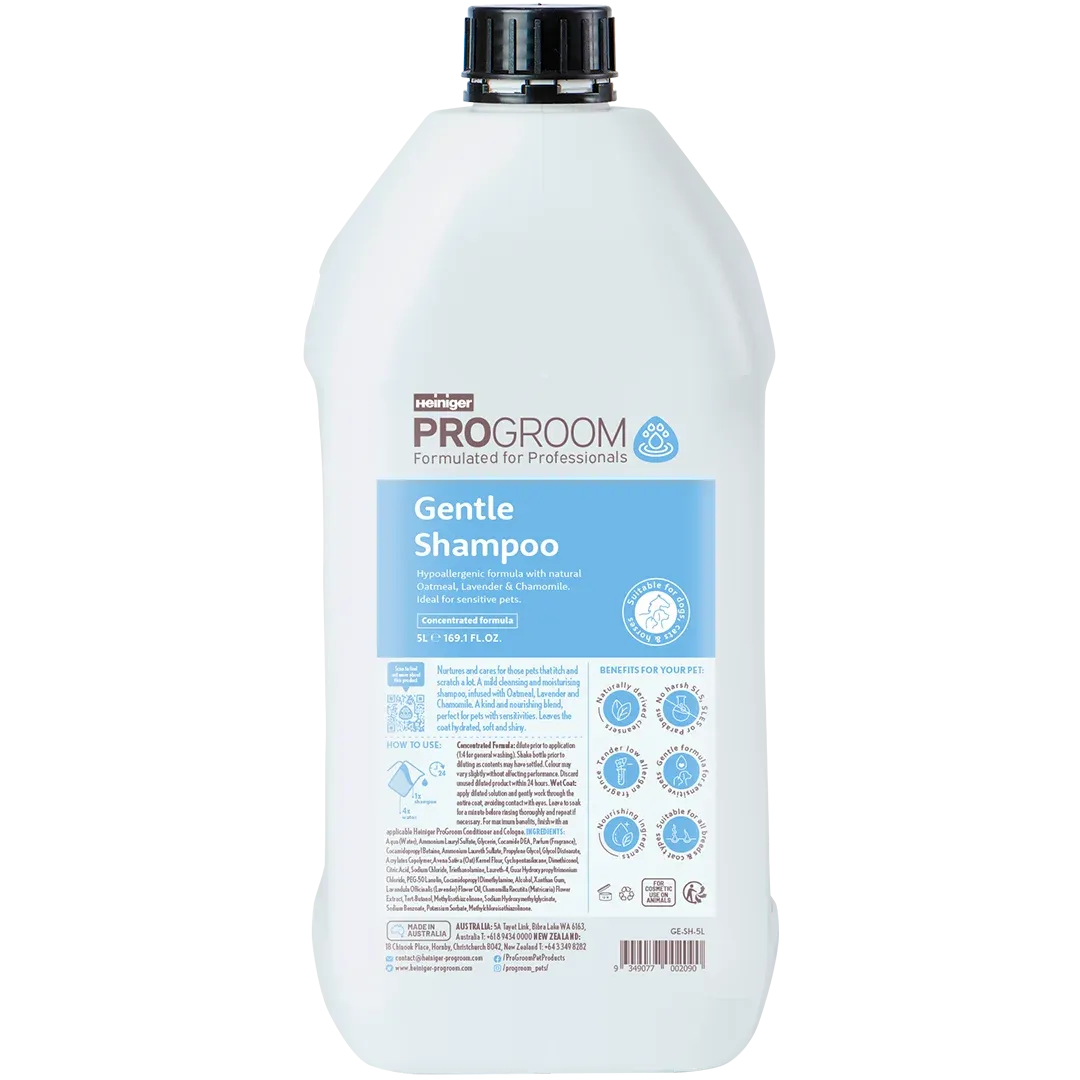 Gentle Shampoo 5 Litre by Heiniger ProGroom