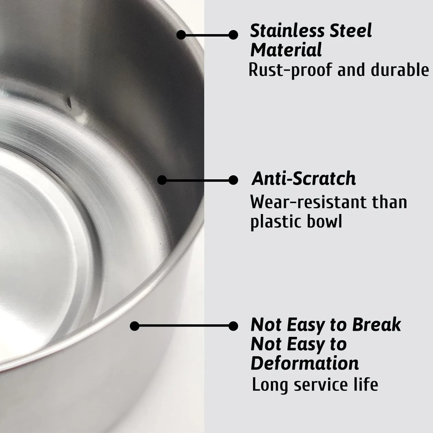 Hamiledyi 2 Pcs Dog Crate Bowl Stainless Steel Puppy Bowls Durable Spill-Proof Pet Water Bowl Hanging Water/Food Metal Bowls for Puppy Medium-Sized Dogs Cats (4.7'' x 2'')