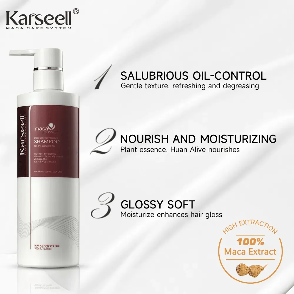 Karseell Maca Essence Moisture Shampoo - 500ml