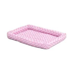 MidWest Homes for Pets QuietTime Bolster Dog Bed Pink 20in X 30in