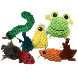Multipet Knobby Knits Assorted Cat Toy