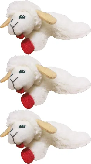 Multipet Lamb Chop Cat Toy (Small (Pack of 3))