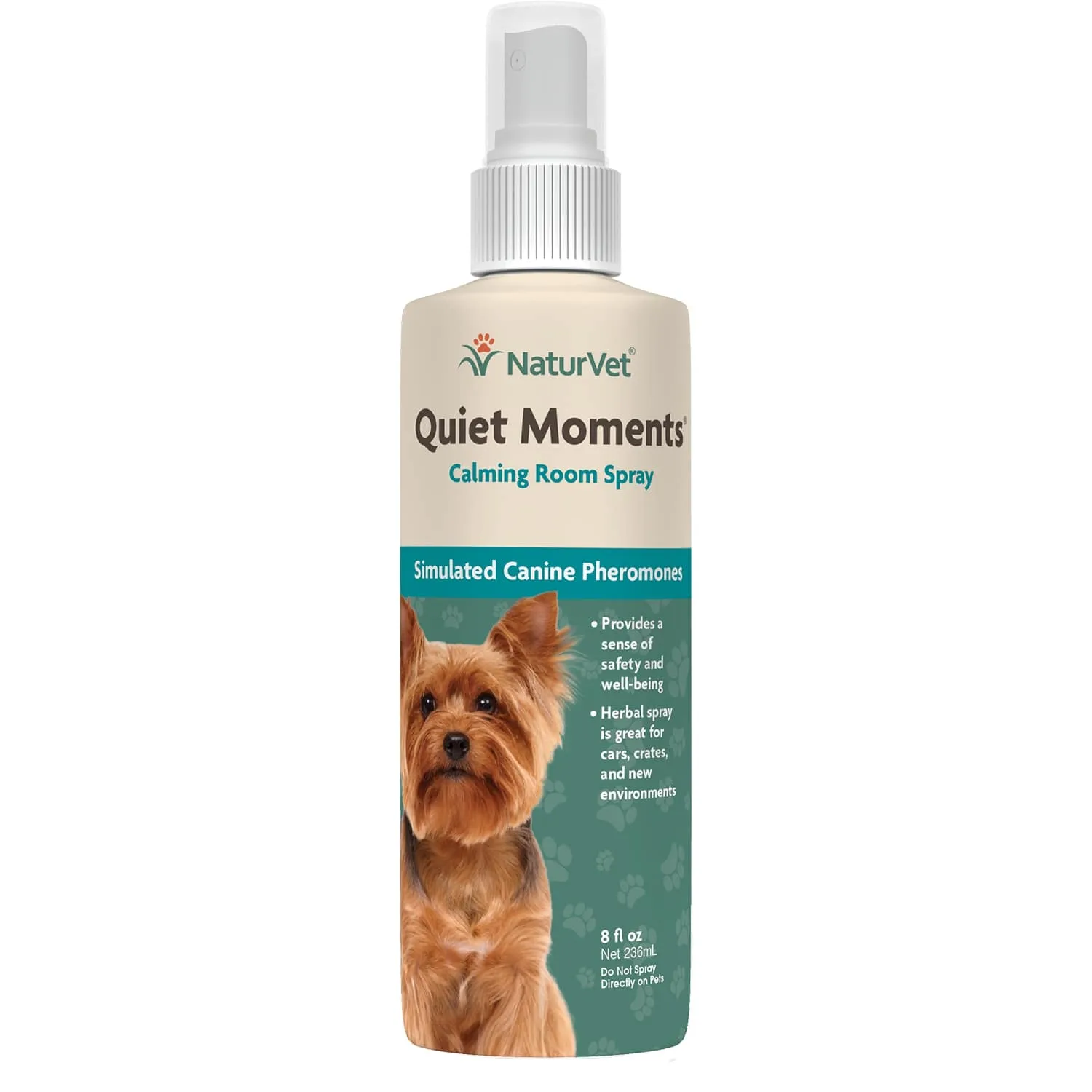 Naturvet Quiet Moments Calming Room Spray with Simulated Pheremones - Dogs or Cats