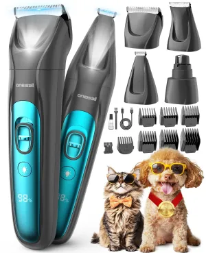 Oneisall Cordless Multi-Functional Dog Clipper