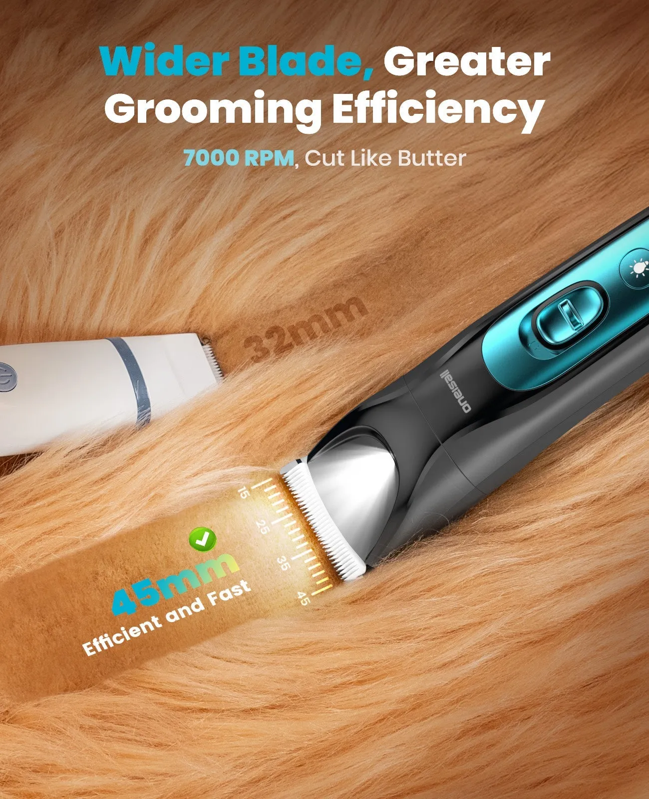 Oneisall Cordless Multi-Functional Dog Clipper