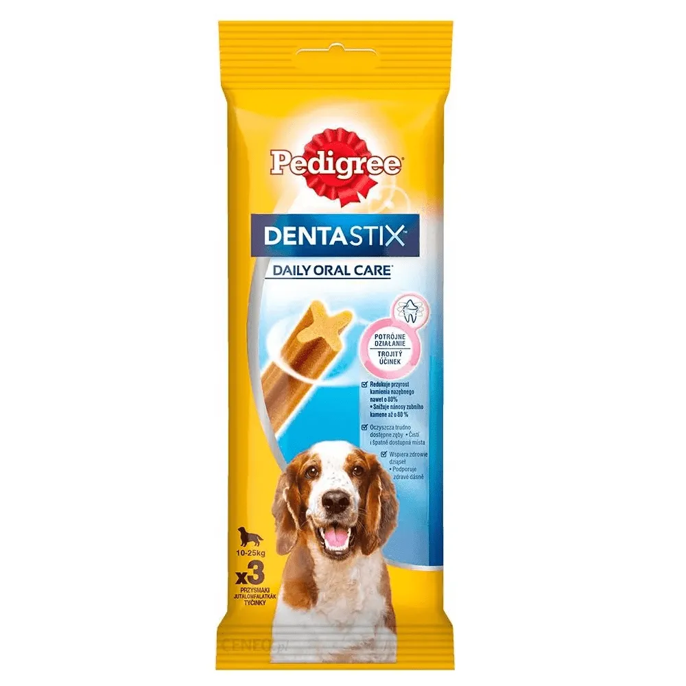Pedigree Dentastix Oral Care for Adult (Medium Breed of 10 to 25 kg) Dog Treats (77g)