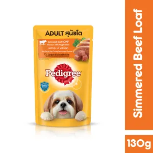 PEDIGREE® Dog Food Wet Adult Simmered Beef Loaf Flavour with Vegetables