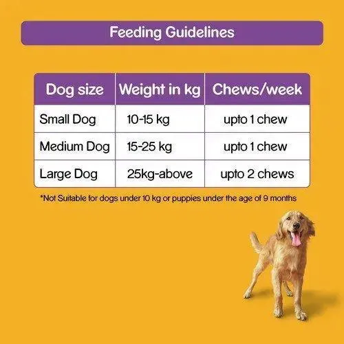 Pedigree Jumbone Adult Dog Treats, Chicken and Rice, 200 g Pouch (Pack of 2)