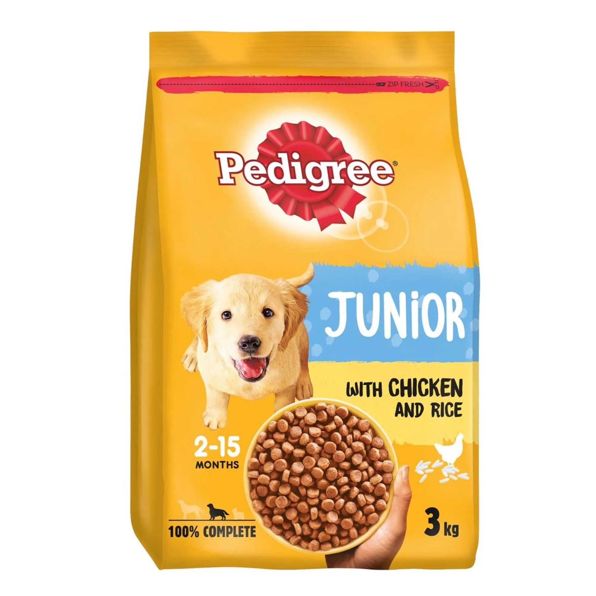Pedigree Puppy/Junior Complete with Chicken & Rice