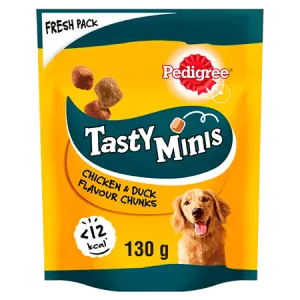 Pedigree Tasty Minis Chicken & Duck, 155g