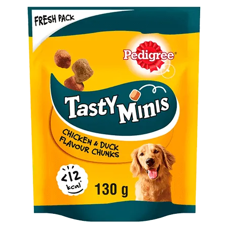 Pedigree Tasty Minis Chicken & Duck, 155g