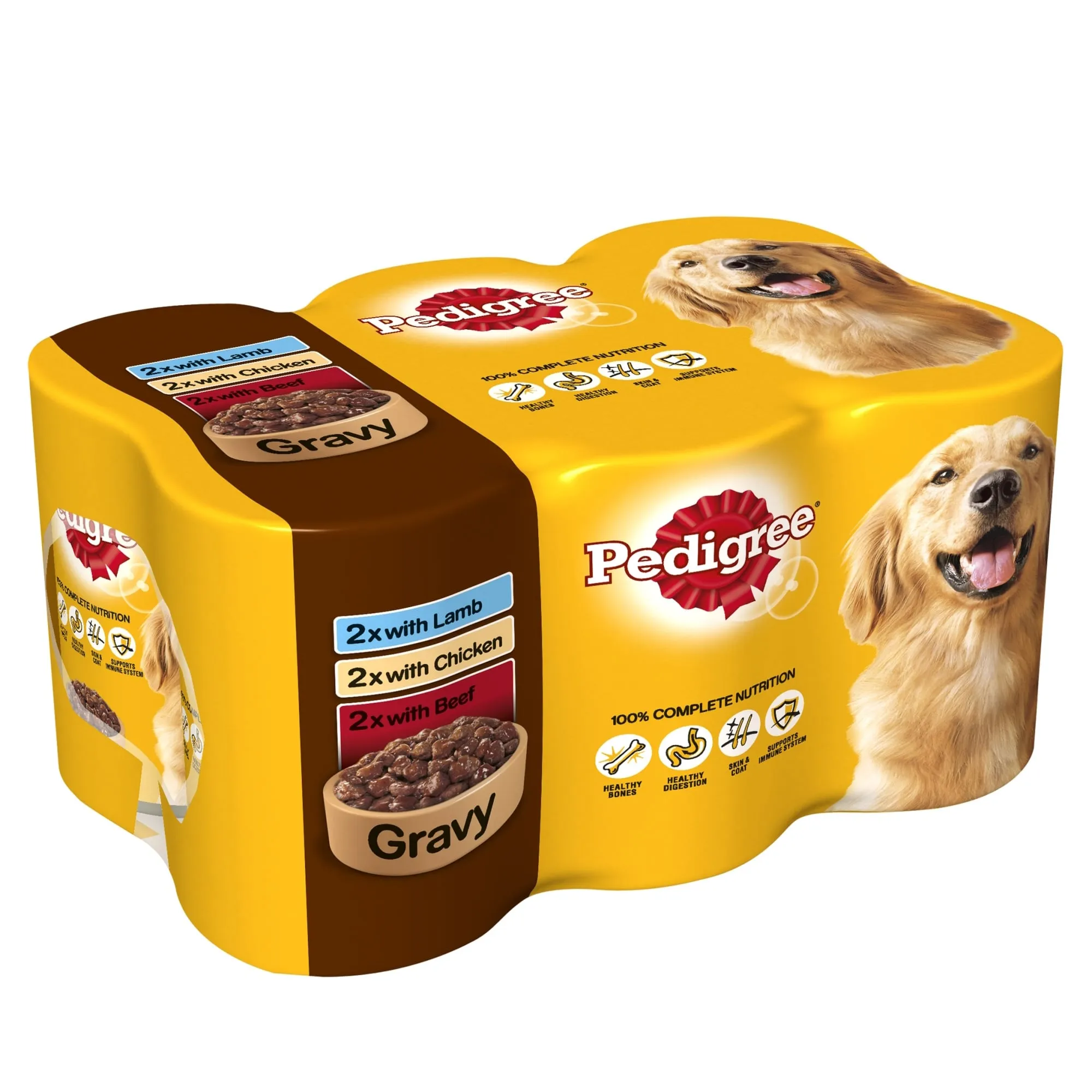 Pedigree Tins Mixed Selection In Gravy