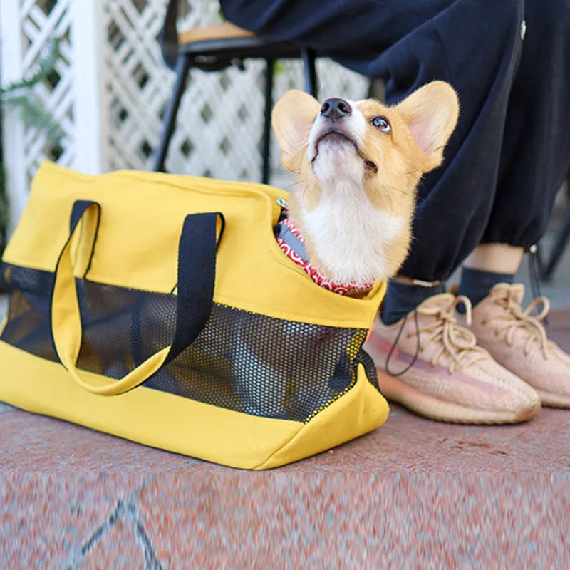 Pet Canvas Tote Bag for Cat & Dogs