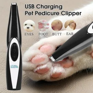 Pet Hair Clippers Trimmers Cat Dog Clippers Professional Pet Foot Hair Trimmer Dog Growing Clipper Usb Rechargeable