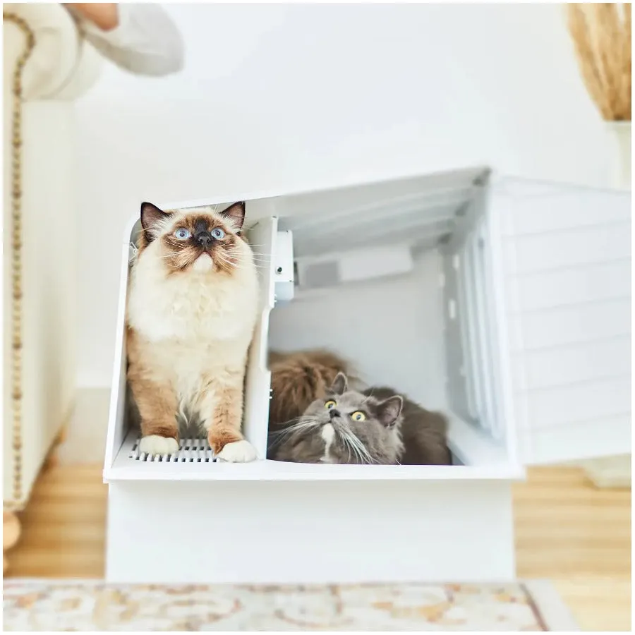 Petkit White Villa Cat Litter Box