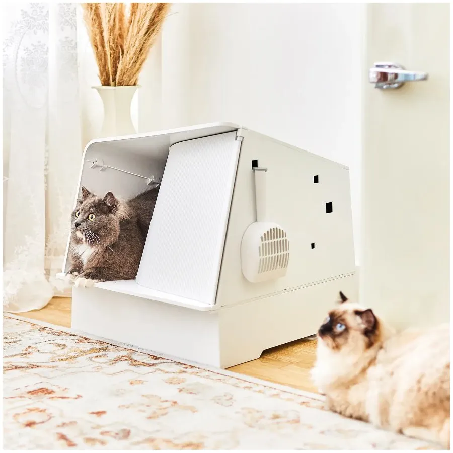 Petkit White Villa Cat Litter Box