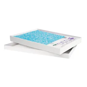 PetSafe ScoopFree Replacement Blue Crystal Litter Tray, 1-Pack – Easy Cleanup with Disposable Tray – Includes Leak Protection and Low Tracking Litter – Absorbs Odors on Contact