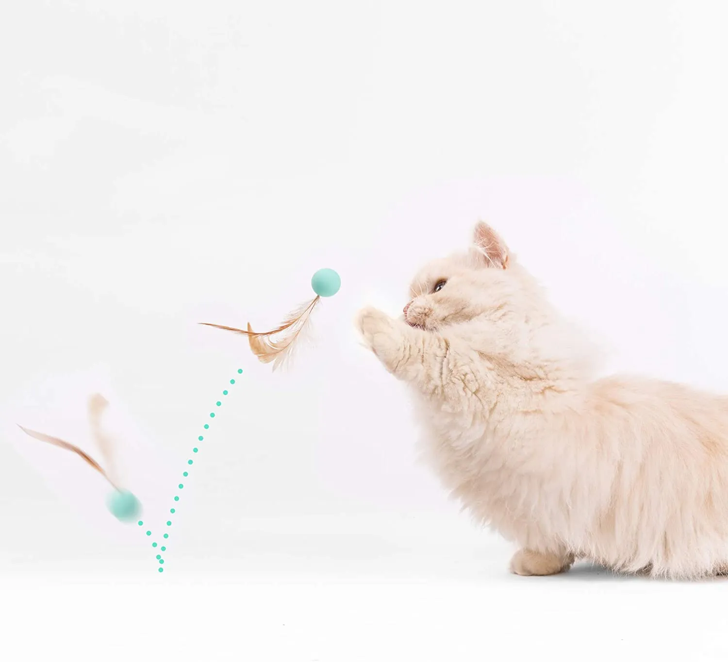 Pidan Cat Balls Toy with Feathers (3PCS)