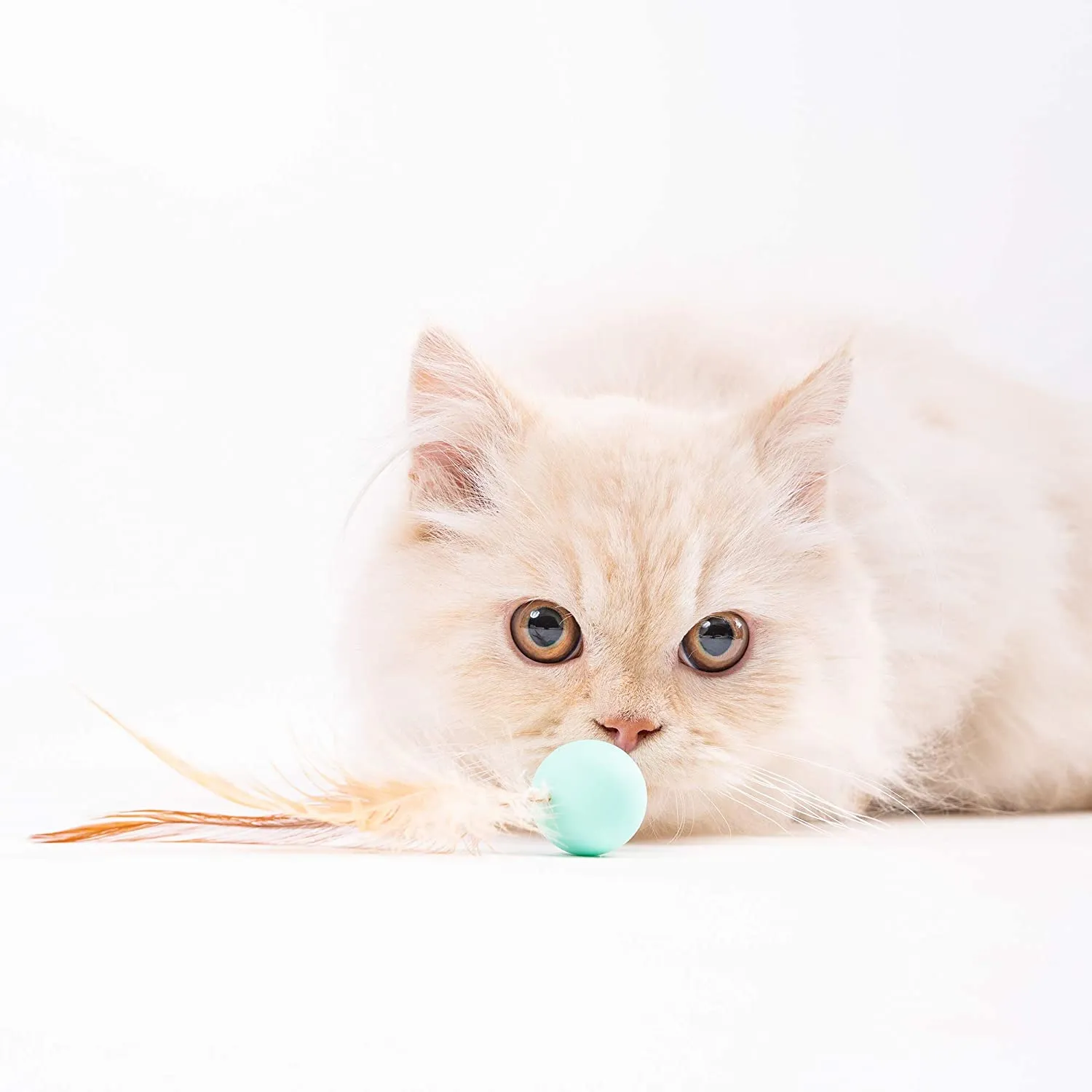 Pidan Cat Balls Toy with Feathers (3PCS)