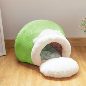 Plush Cat Bed Cave Sleeping