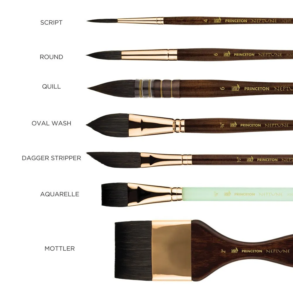 Princeton 4750 Neptune Synthetic Squirrel Brush // Dagger