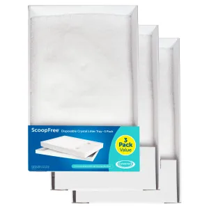 ScoopFree® Crystal Disposable Litter Tray, Sensitive, 3-Pack