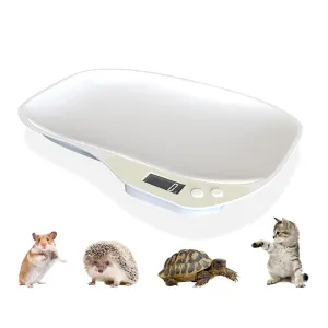 Small Digital Pet Scale for Dogs & Cats  Max 33 lbs LCD Display, Multi-Function Mini Electronic Scale for Pets, Kitchen, and Food Weighing (Hamsters, Kittens, Puppies, Birds)