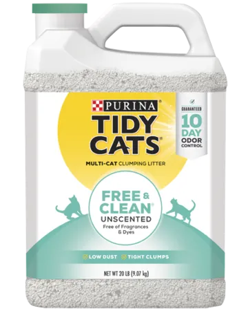Tidy Cats Free & Clean Unscented Multi-Cat Clumping Litter