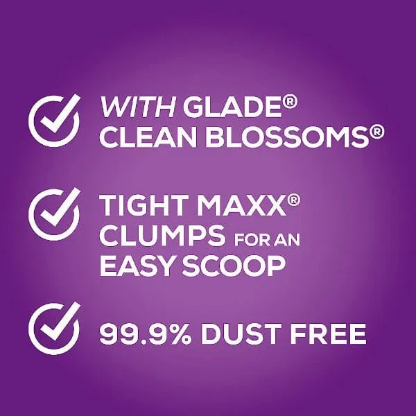 Tidy Cats LightWeight with Glade Clean Blossoms Clumping Cat Litter, 2.72kg
