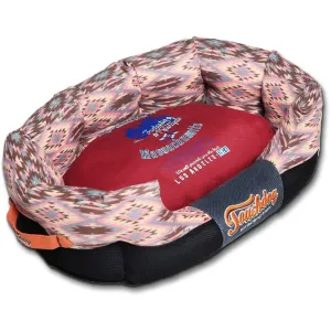Touchdog ® '70's Vintage-Tribal' Ultra-Plush Rectangular Rounded Dog Bed